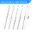 20pcs Mounted 5 Different Shapes Diamond Drill Bits, 1/8inch Shank Diamond Grinding Tools for  Rotary Tools 6