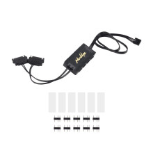 NOLLIE 8Port 5V 3PIN Addressable ARGB Controller Support SignalRGB OpenRGB  Power for Extended Motherboard Interface