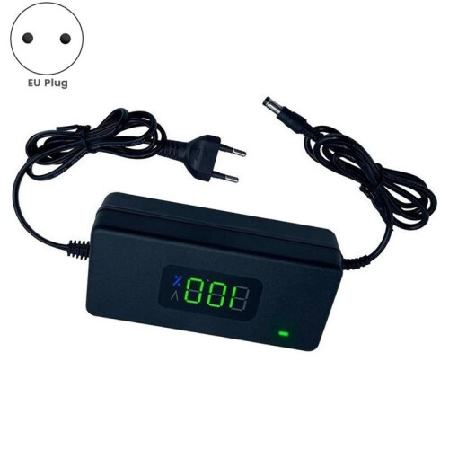 42V 2A Digitale Display Lithium Batterij Oplader DC5525 Plug Voeding Adapters met Koelventilator EU Plug 1