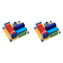 2X 1-Wege-Lautsprecher Audio-Frequenzteiler 65-1000 Hz 120 W HiFi-Crossover-Filtermodul Heimkino-Audiomodifikation