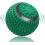Vibrating Massage Ball, 4-Speed High-Intensity RollerGreen 1