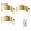 Remote Control Picture Light, Dimmable 3 Modesgolden3pcs 1