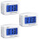3 τεμάχια AC 80-300V LCD ψηφιακό βολτόμετρο πίνακα παρακολούθησης τάσης DM55-1 1