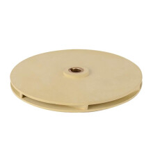 Laufrad einer selbstansaugenden Kreiselwasserpumpe aus Edelstahl und PPO-Kunststoff, 130 x 12 mm