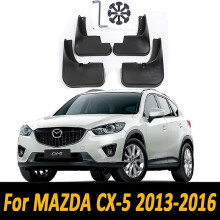4-dielne blatníky pre Mazda CX-5 2017-2022 Ochrana proti striekajúcej vode 2013-2016