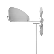 Moulin à vent en acier inoxydable avec roulement à billes, diamètre du rotor : 28 cm