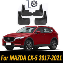 4-dielne blatníky pre Mazda CX-5 2017-2022 Ochrana proti striekajúcej vode 2017-2021