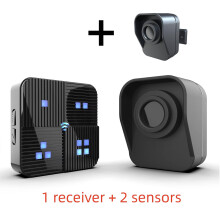 800m Wireless Driveway Alarm with Motion Sensor1 receiver 2 sensorsUK Plug