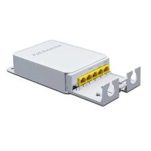 Extensor POE impermeable de 5 puertos, repetidor de 4 puertos, 1000 Mbps, red exterior IP55 VLAN, 44-57 V para POE Ca