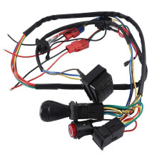 Children Electric Car DIY Modified Wires and Switch Kit, Kids Electric Car 4WD Ride on Toys Accesso