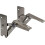 Symmetrical Spring Hinge 90 Degree Folding Hinge Cabinet Spring Bracket Upnd-Down Door Hinge Sofa Hinge 1