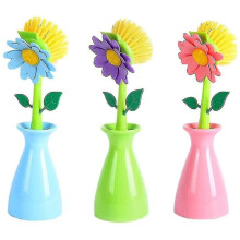 3er-Packung blumenförmige Spülbürsten