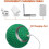 Vibrating Massage Ball, 4-Speed High-Intensity RollerGreen 2