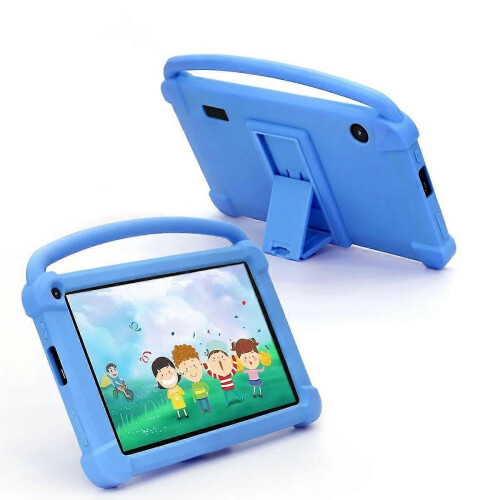 Tablet infantil 2025Kids de 7 polegadas com Android 12, 4GB de RAM + 32GB de armazenamento + 512GB de expansão, processador quad-core.