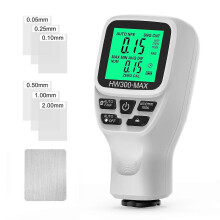 0-2000 µm diktemeter, zeer nauwkeurige LCD digitale diktemeter voor autolakken, wit