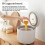 2L Electric Rice Cooker with Ceramic Linerwhite 3