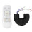 Universal Ceiling Fan Remote Control Kit Replacement, 3-Speed & Timing, Remote Replacement for AC Ceiling Fan Light 1