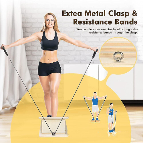 Adjustable Slant Board for Calf Stretching and Ankle SupportExercise rope only 2