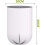 Lot de 100 sacs poubelle compostables de 30 L, biodégradables 4
