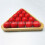 Jeu de billard 16 boules en résine durable avec triangle A2 2