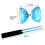 Set di dibolo professionale con cuscinetti e corda per giocoleria, colore blu. 5