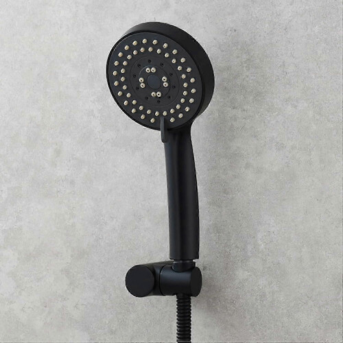 Shower Head Holder,Adjustable Handheld Brass Shower Head Bracket, Wall Mounted 2
