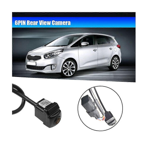 Câmera de ré com 6 pinos e assistente de estacionamento para KIA Carens 2014-2017 (código 95760-A4010, código 95760A4100) 1