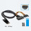Καλώδιο προσαρμογέα M2TO8639 M.2 M-Key σε U.2 SFF-8639 με θηλυκό σύνδεσμο SATA 15 ακίδων 3