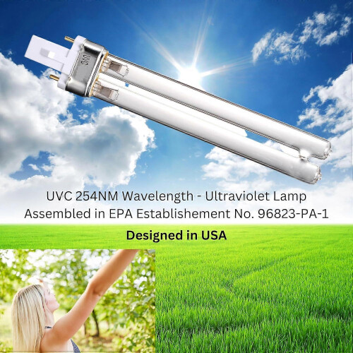 Pacote com 2 lâmpadas UV de 13 watts com base G23 SunSun Jebao 1