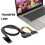 Καλώδιο προσαρμογέα M2TO8639 M.2 M-Key σε U.2 SFF-8639 με θηλυκό σύνδεσμο SATA 15 ακίδων 5
