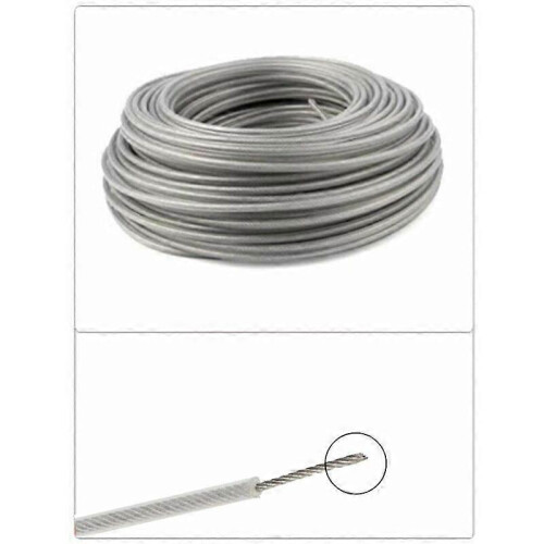 Fio de aço universal para aparador de grama, resistente, 3,0 mm 1