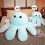 Reversible Large Octopus Plush Pillow Stuffed AnimalOrange130cm 4