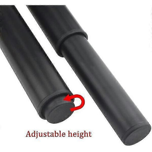 (25-42cm, μαύρο) Σετ 4 στιβαρών ρυθμιζόμενων μεταλλικών ποδιών επίπλων 2
