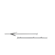 6.5 mm stainless steel dart with ‘shark fins’ – Imersion 115 mm