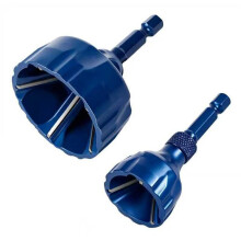 Heavy Duty Chamfer Deburring Tool, Drill Bit for Screws Bolts PVC, 5-20mm & 15-35mm Dual Size, Carbide Blades