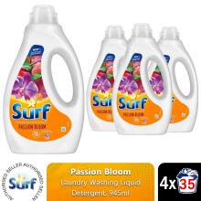 Surf Laundry Washing Liquid Detergent Passion Bloom 945ml, 140 Washes