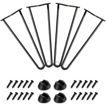 Hairpin Legs Metal Steel Table Legs Set of 4