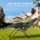 Outsunny Outsunny Zero Gravity Chairs Set of 2 with Cup Holder, Headrest, Dark Grey 4