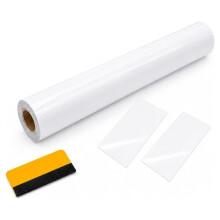 Kattklösningsmöbel Skydd, 17 X 200 Tum Klar PVC-Rulle 0,12 mm Självhäftande PVC för Släta Möbelytor