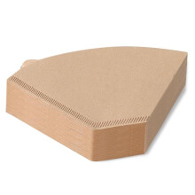 Filtros de Café Cone, 200 Contagem, Descartáveis, Papel Natural Não Branqueado para Cafeteiras de Gotejamento e Pour Over de 8-12 Xícaras