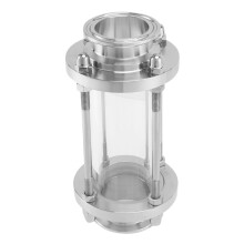 Inline-Schauglas Mit Klemmende, Durchfluss Sanitär Schauglas Sus316 1,5 Zoll Tri Clamp Typ (Durchflussrohr Od 38Mm)
