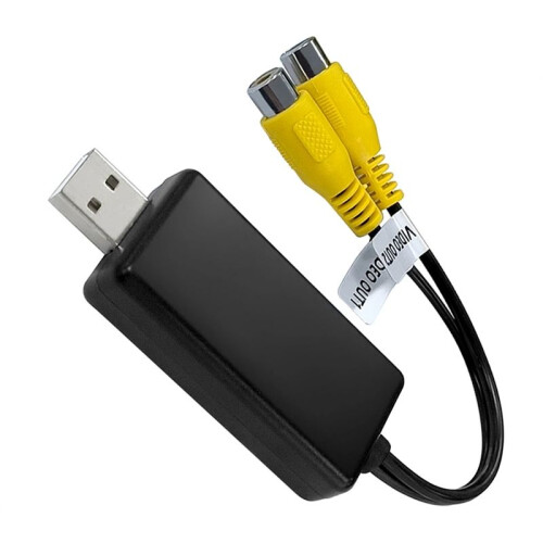 USB to CVBS Video Output Adapter 2 CVBS Output USB to RCA Cable  5V USB for Android Multimedia Android TV Player 1