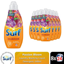 Surf Laundry Washing Liquid Detergent Passion Bloom 5.18 Litre, 192 Washes