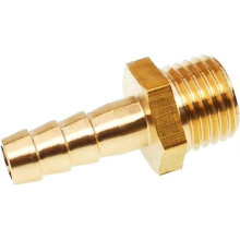 1pcs M14 M16 M20 Metric Male Thread Hose Barb Connector, 8/10/12/13/16mm OD Hose Barb Brass Pipe Fitting Coupler Connectors Splicer (Size : M20x1.5 to