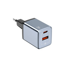 Rychlonabíječka NEXTBATT 20W | USB-C / USB-A | Černá/Šedá