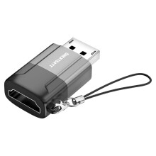 Adaptér NEXTBATT DisplayPort na HDMI samice, 4K@30Hz - černý