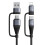 Multifunkční rychlonabíjecí kabel NextBatt 4 v 1 60W 1