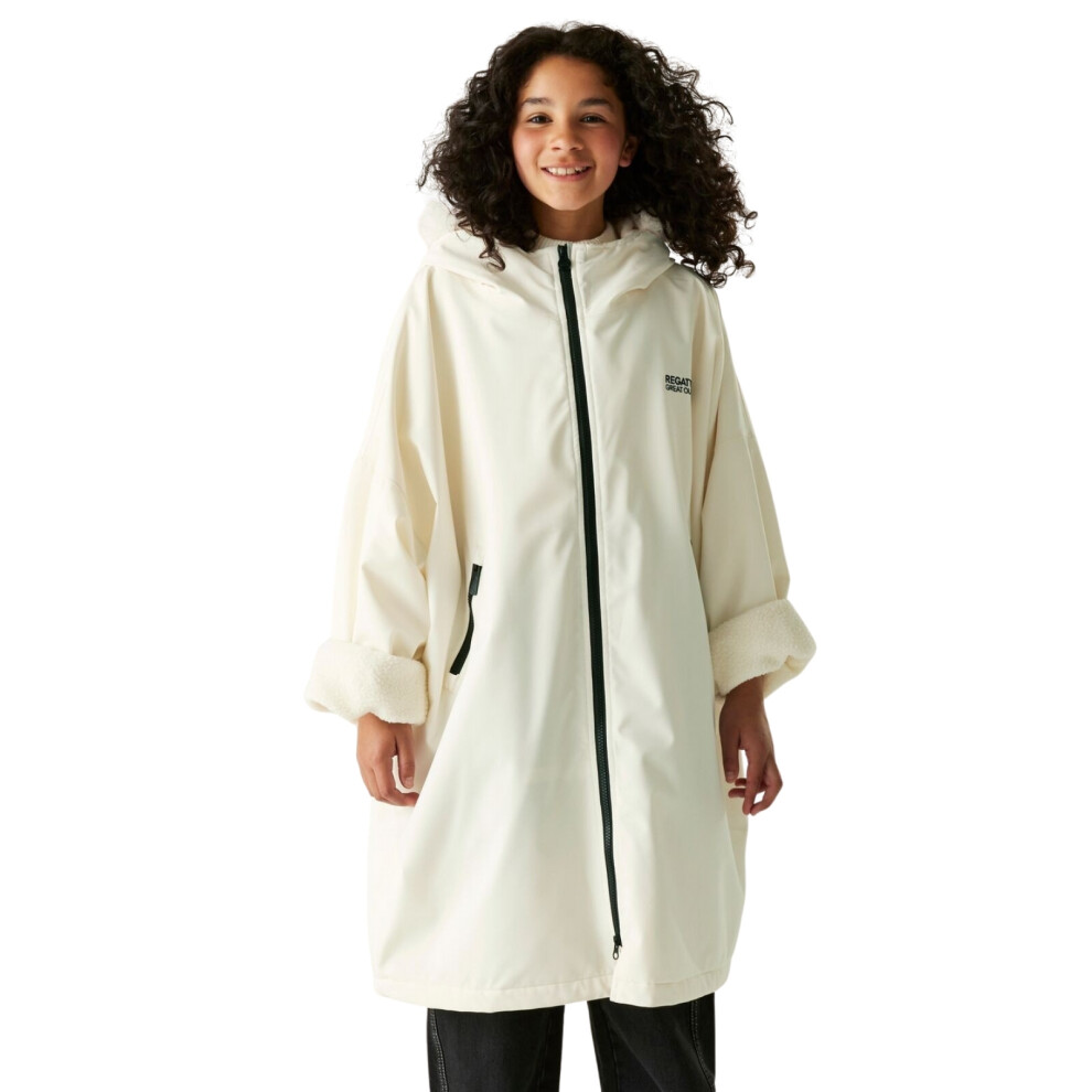 Regatta (3 - 5 Yrs, Gardenia White) Kids Waterproof Changing Robe Pro