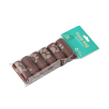 (6 Rolls, Chocolate) Recycled Material Pet Poop Bags, Chocolate Scented Dog Waste Bags, Leak Proof Dog Pick Up Bags for Pets