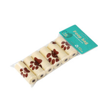 (6 Rolls, Milk) Recycled Material Pet Poop Bags, Chocolate Scented Dog Waste Bags, Leak Proof Dog Pick Up Bags for Pets